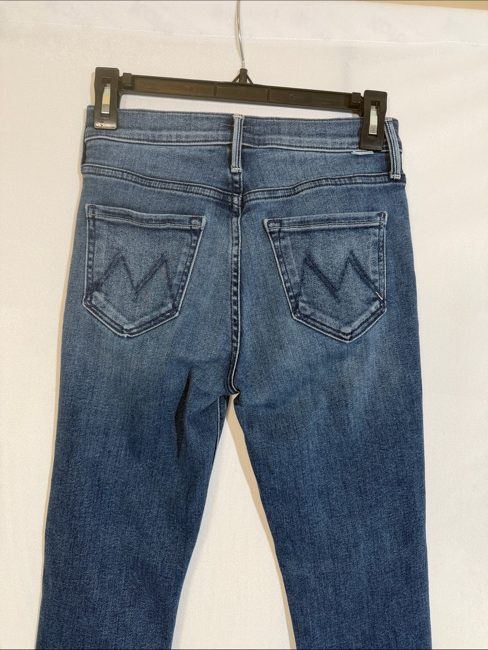 MOTHER Jeans Mid Rise Dazzler Crop Fray Size 25 We’re All In This Together Wash - Picture 4 of 11